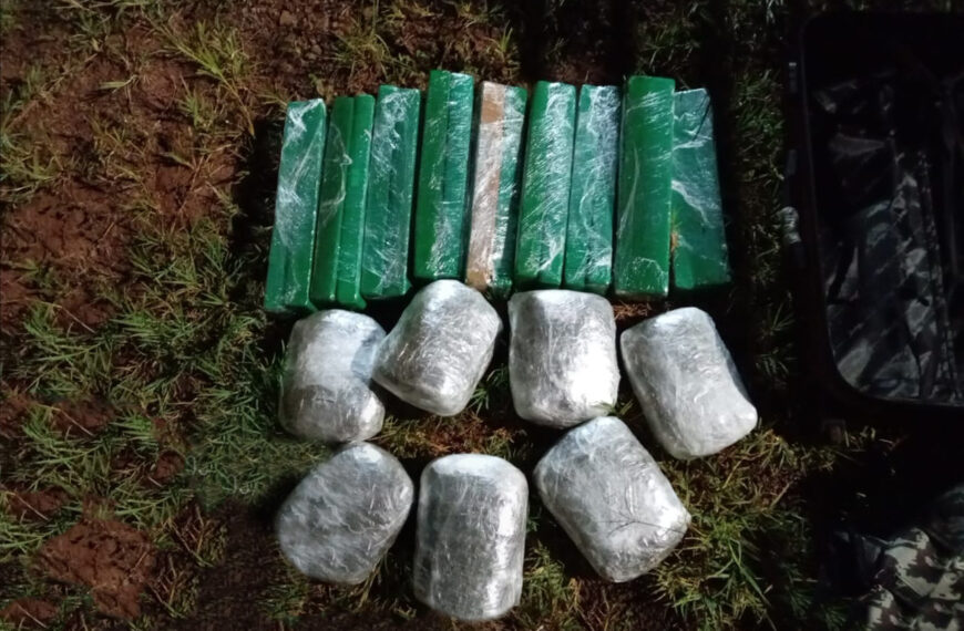 Exército apreende R$ 1,7 milhão em drogas na fronteira