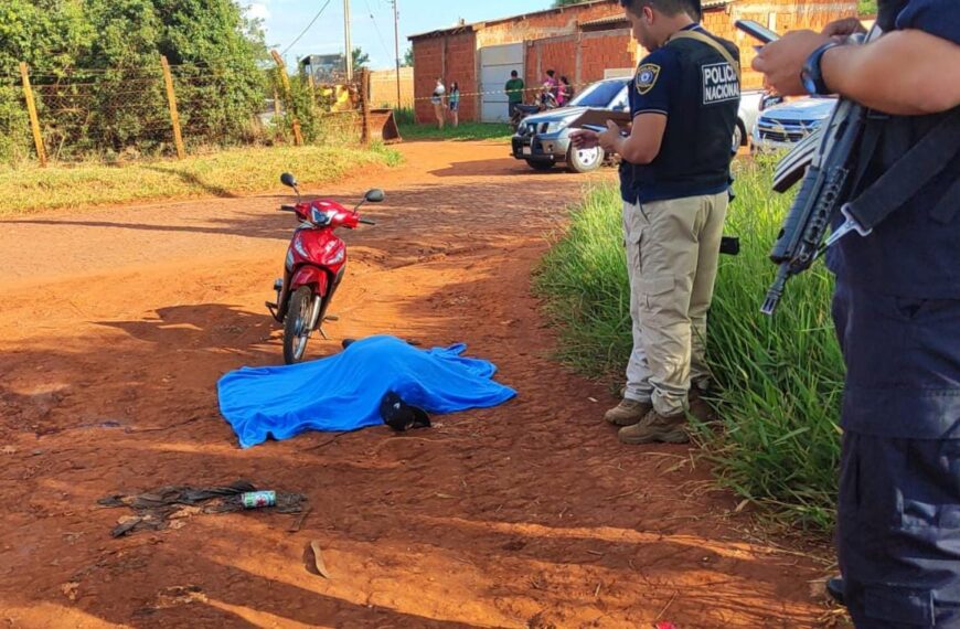 Polícia Nacional investiga homicídio em Pedro Juan Caballero