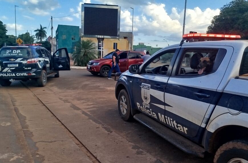 Forças de Segurança realizam Operação Saturação em Ponta Porã