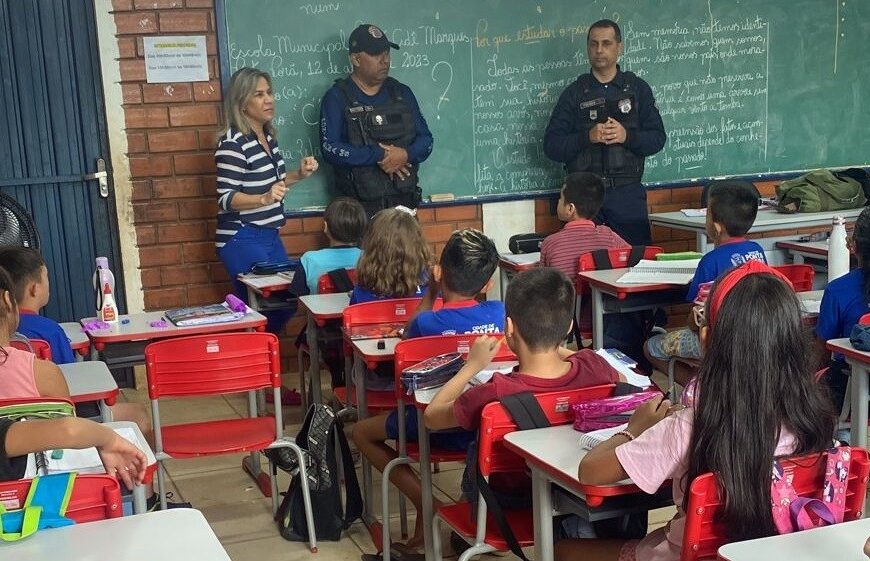 Guarda Municipal atende mais de dois mil alunos com palestras e atividades lúdicas