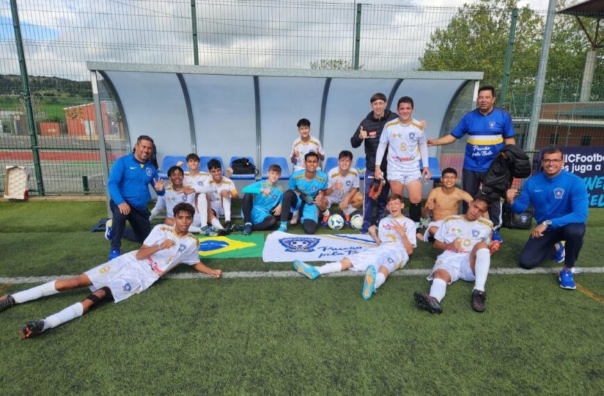 Time Sub-16 do Grêmio Santo Antônio participa na Espanha do MIC Football 2025