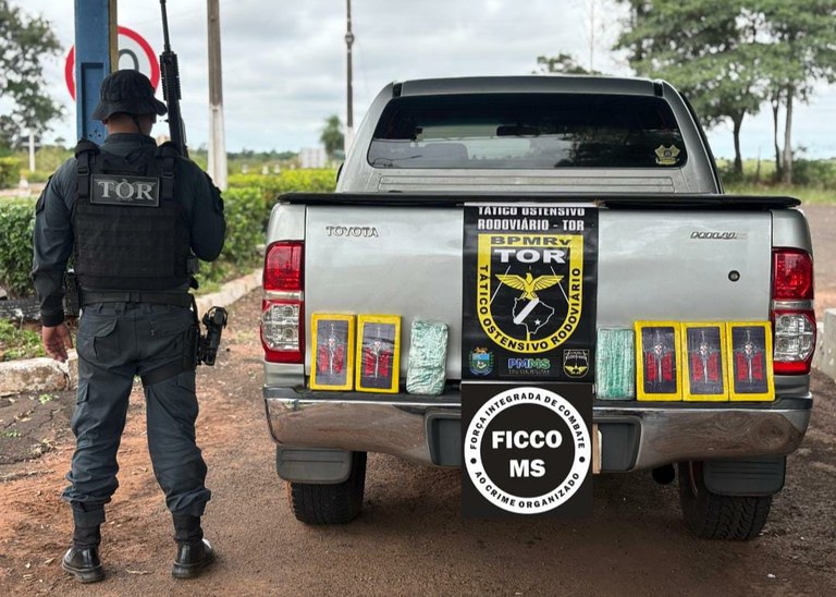 FICCO/MS prende casal em Amambai com cerca de 8 quilos de cocaína e pasta base