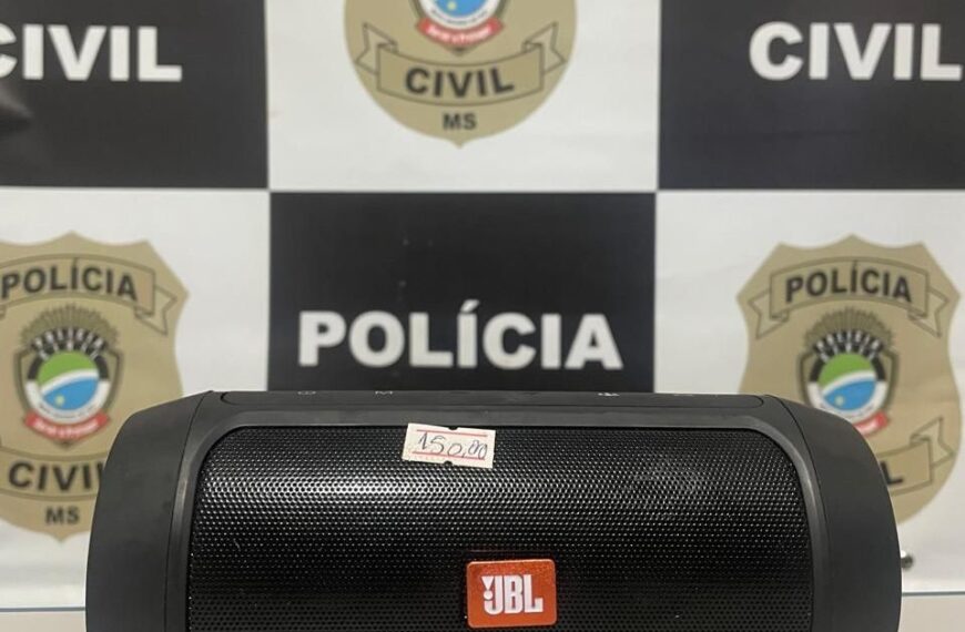 Autor de furto em comércio é identificado e preso pela polícia em MS