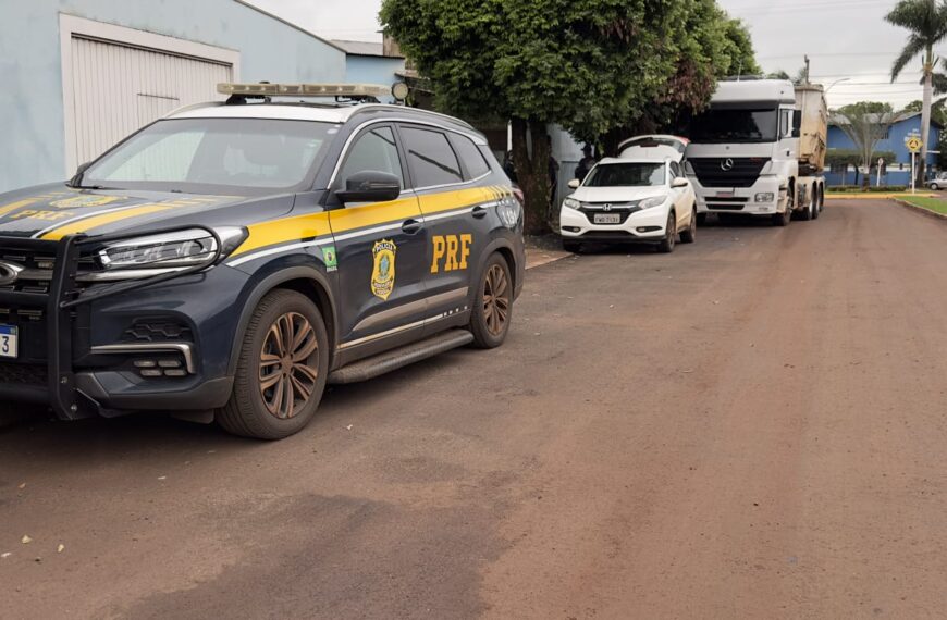 PRF apreende carregamento milionário de cocaína em Maracaju