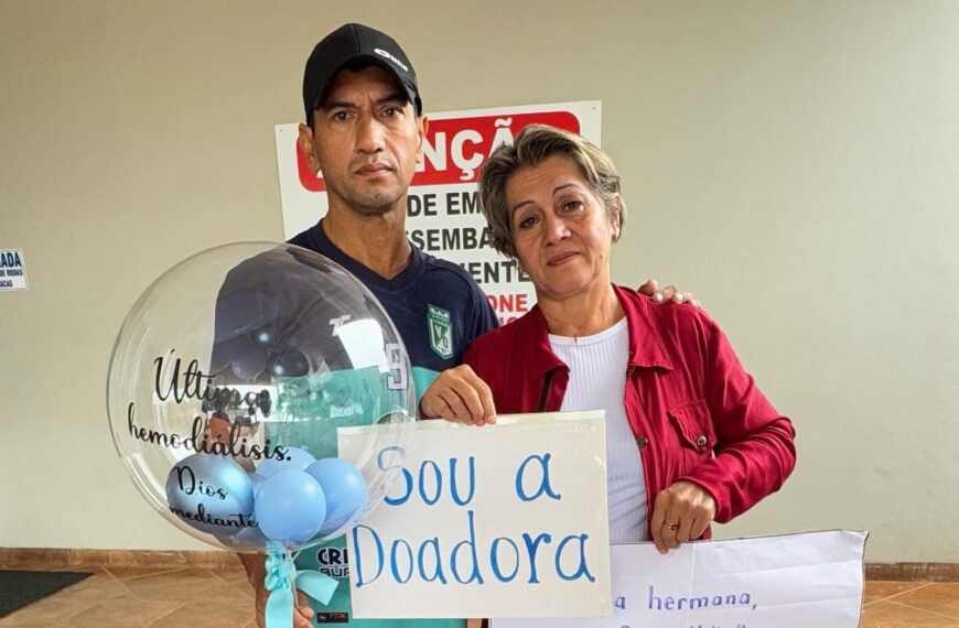 Irmã doa rim para salvar irmão e distribui 500 cachorros-quentes em celebração na fronteira