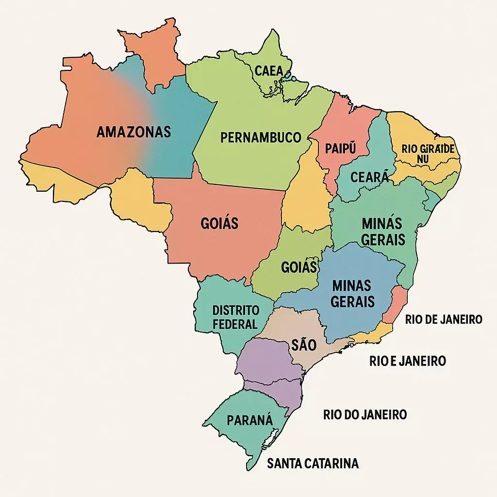Ao criar mapas, Chat GPT não reconhece Mato Grosso do Sul como estado do Brasil