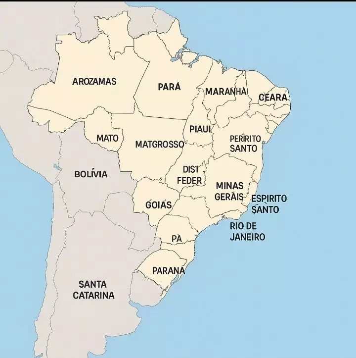 Ao criar mapas, Chat GPT não reconhece Mato Grosso do Sul como estado do Brasil