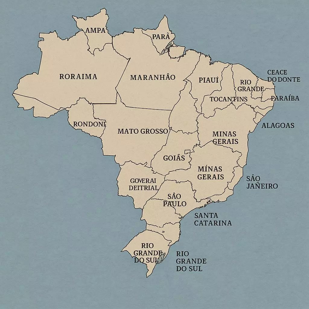 Ao criar mapas, Chat GPT não reconhece Mato Grosso do Sul como estado do Brasil