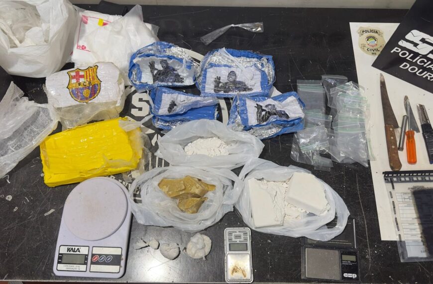 Polícia Civil fecha ponto de tráfico de drogas em Dourados