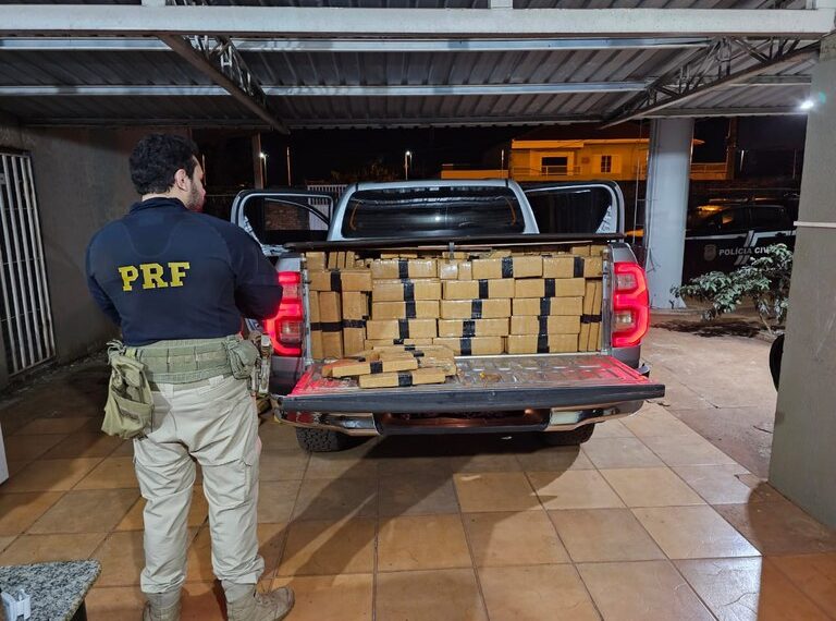 Polícia Rodoviária Federal apreende 2,1 toneladas de maconha em Sidrolândia