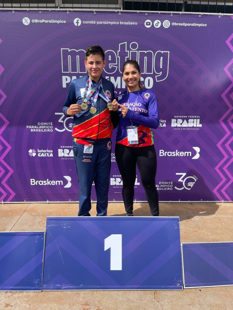 Atletas de Ponta Porã faturam 8 medalhas de ouro e 1 de prata no Meeting Paralímpico