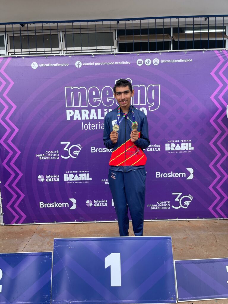 Atletas de Ponta Porã faturam 8 medalhas de ouro e 1 de prata no Meeting Paralímpico