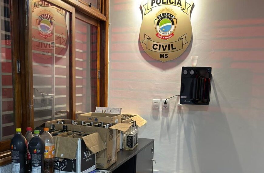 Homem é preso por venda de bebidas falsificadas em Campo Grande