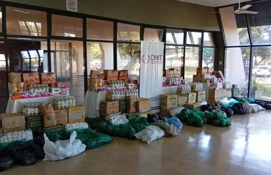 Alimentos apreendidos em contrabando são doados em Pedro Juan Caballero
