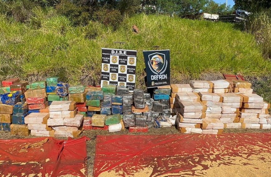 DEFRON e DISE apreendem mais de 7 toneladas de maconha em São Paulo