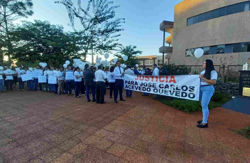 Protesto lembra três anos da morte de ex-prefeito de Pedro Juan