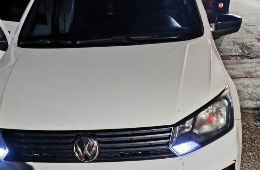 Força Tática recupera veículo roubado em Ponta Porã