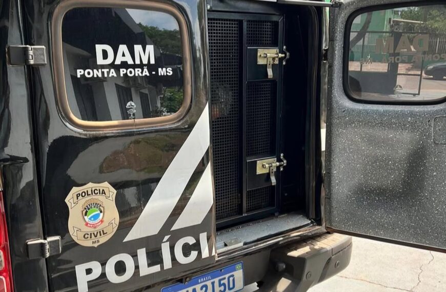 Rapaz é preso por ameaçar, perseguir e agredir a ex-mulher em Ponta Porã