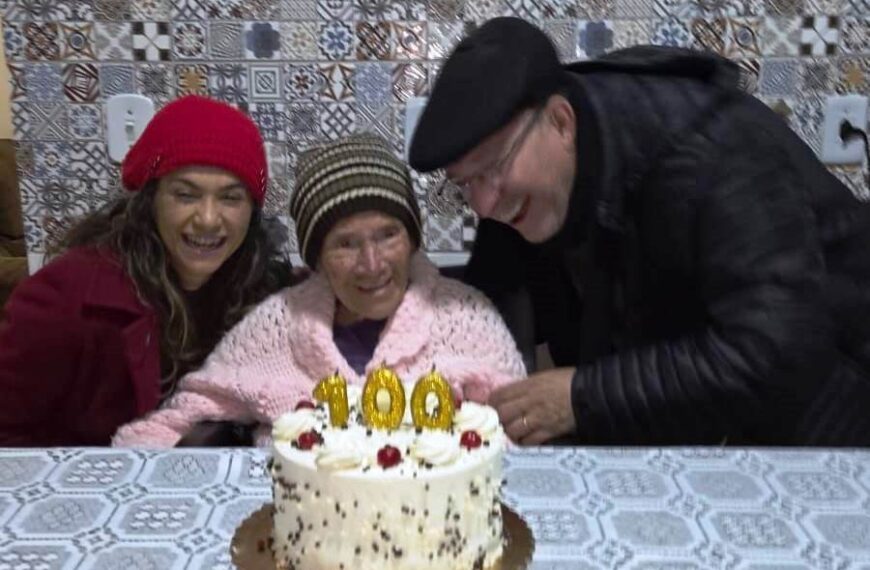 Guilhermina Nunes Siqueira, a Kulucha, completa 100 anos