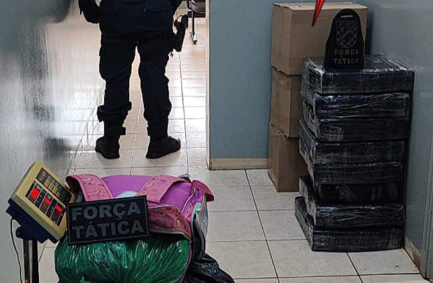 Força Tática apreende mais de 80 quilos de maconha e prende três pessoas em Ponta Porã