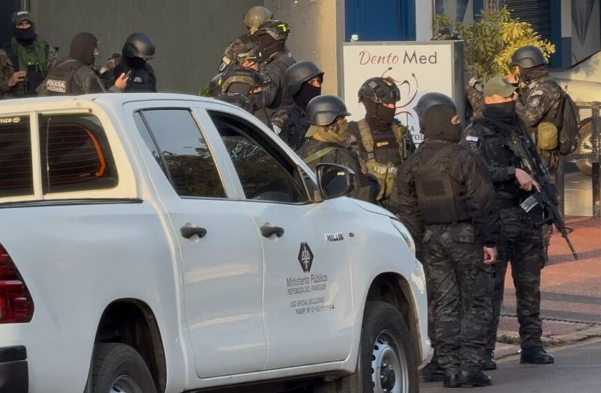 Grande operação da Polícia Nacional movimenta Pedro Juan Caballero