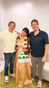 Aninha Monteiro prestigiou o icônico Fábio Porchat em Maceió