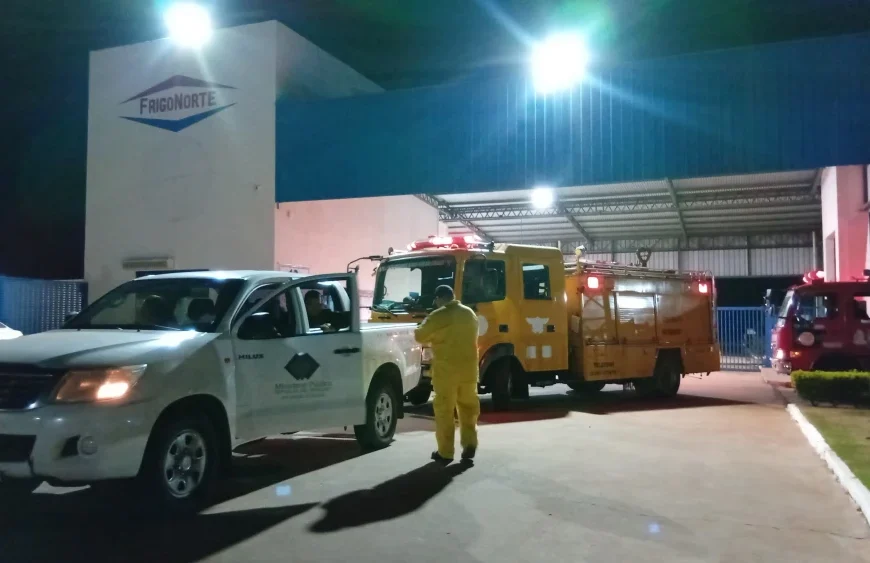 Fiscalização não encontra indícios de vazamento de amônia em frigorífico na fronteira