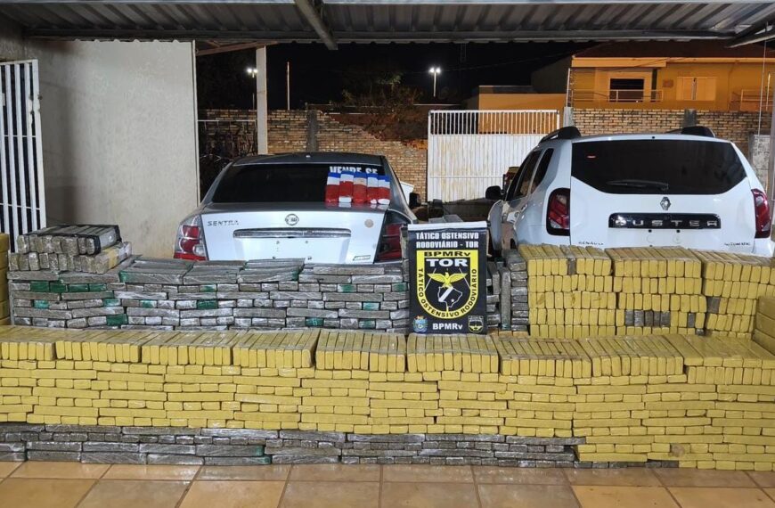 Traficantes tentam furgir, mas são presos com mais de duas toneladas de droga