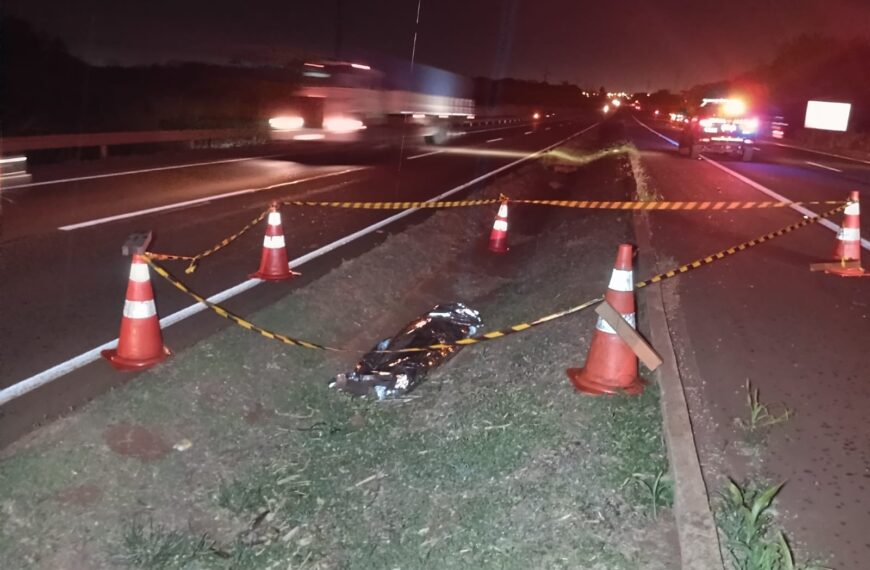 Homem morre após ser atropelado na BR-163 em Dourados