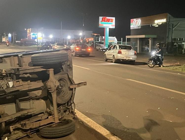 Acidente fatal em Ponta Porã: Pai morre e filho fica ferido