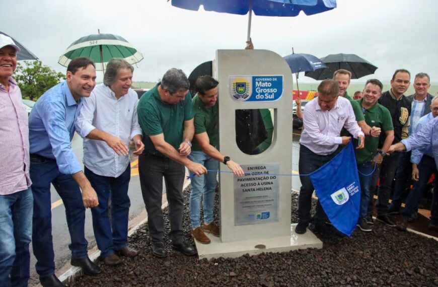 Governo do Estado inaugura pavimentação da Estrada Municipal NA-18, em Nova Andradina
