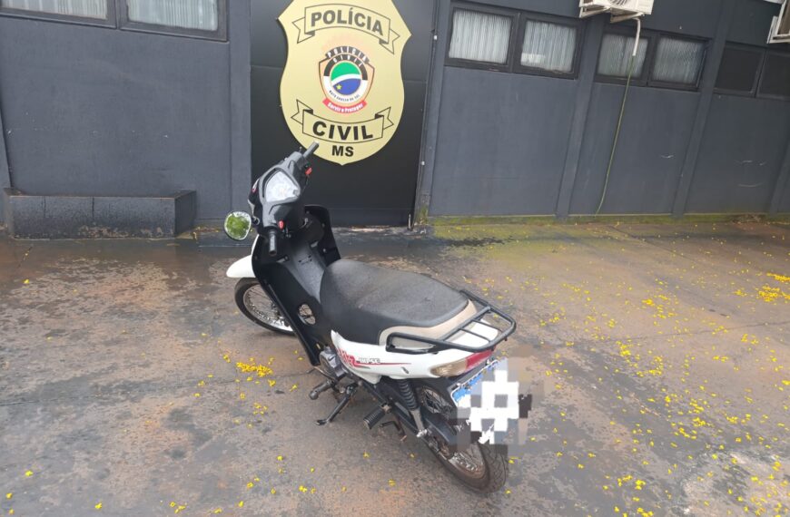 Polícia Militar apreende adolescente flagrado realizando manobras perigosas em Aral MoreiraAral Moreira