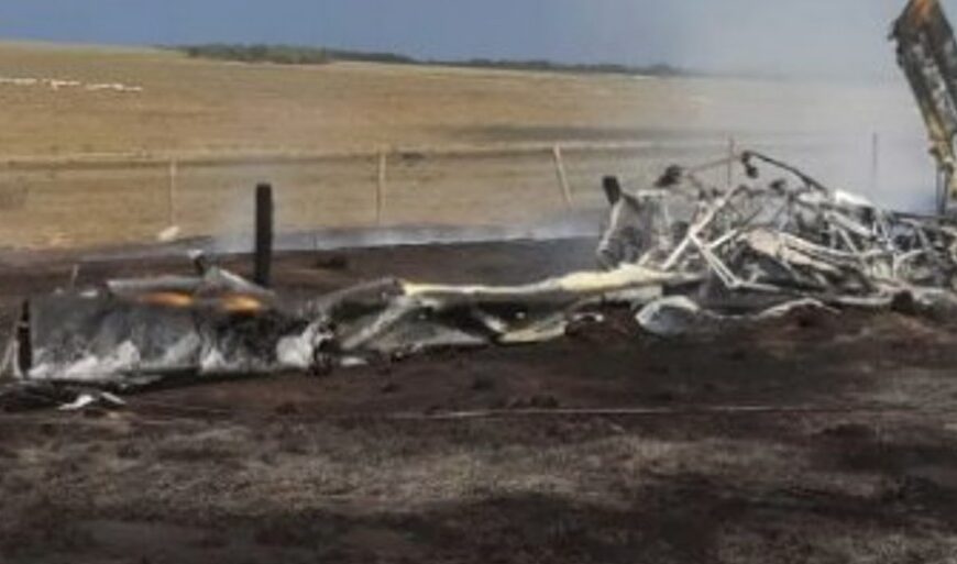 Piloto morre em queda de aeronave agrícola em fazenda no Mato Grosso