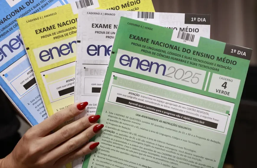 Enem: saem gabaritos do 1º dia de prova em Belém