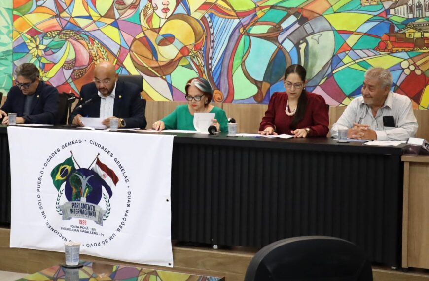 Parlim realiza 10ª sessão ordinária nesta quarta-feira em Ponta Porã