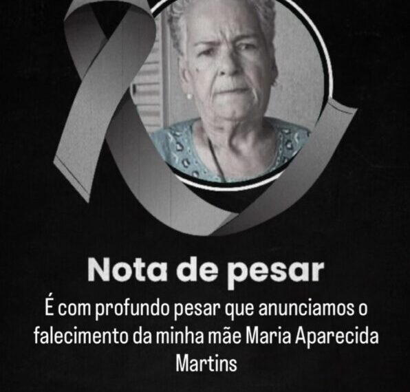 Nota de Falecimento: Maria Aparecida Martins