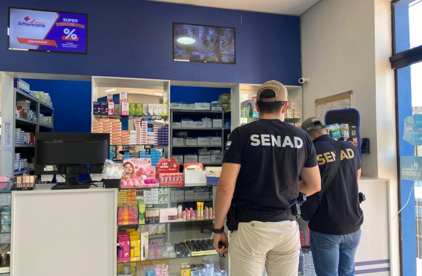 SENAD encontra irregularidades em farmácias de Pedro Juan Caballero