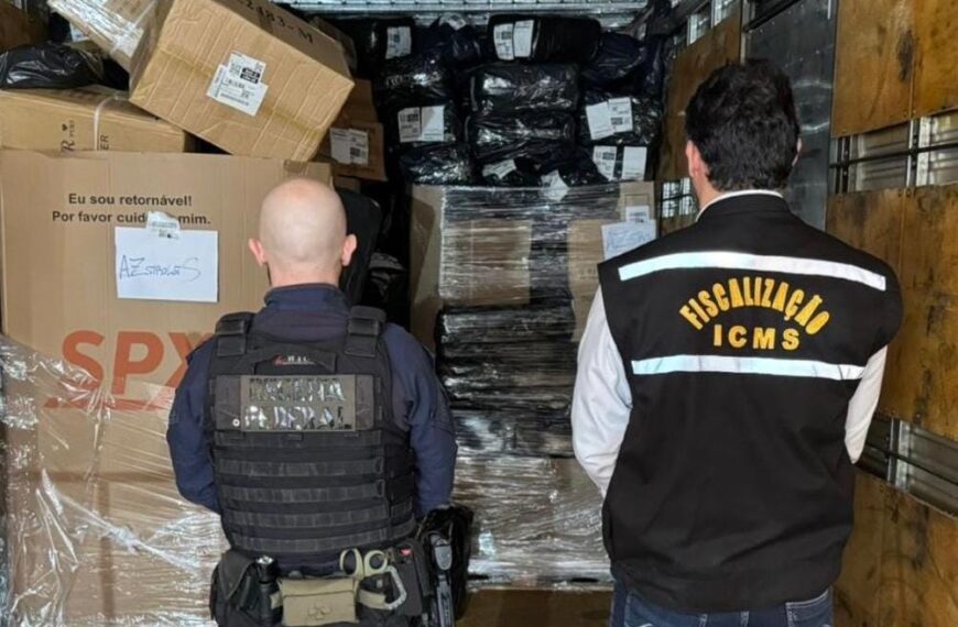 Receita Federal e Sefaz-MS apreendem R$ 1 milhão em mercadorias irregulares
