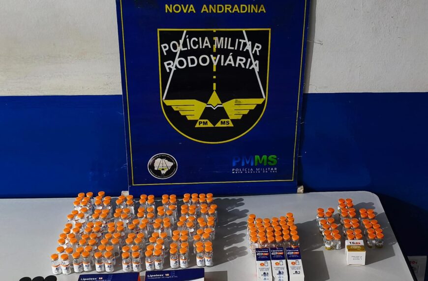 Polícia Rodoviária apreende R$ 73,8 mil em medicamentos contrabandeados
