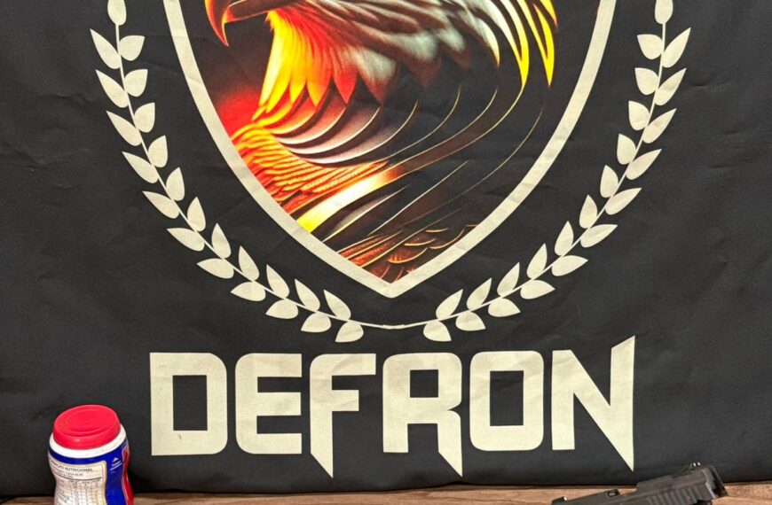 Indivíduo é preso pela Defron com pistola com numeração raspada e crack