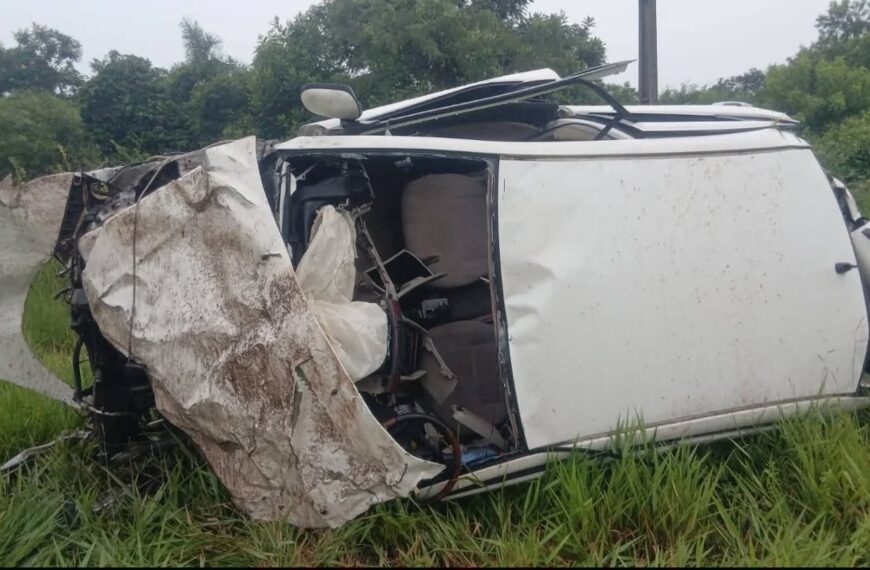 Dois policiais paraguaios morrem em acidente na rodovia PY-05, em Yby Yaú