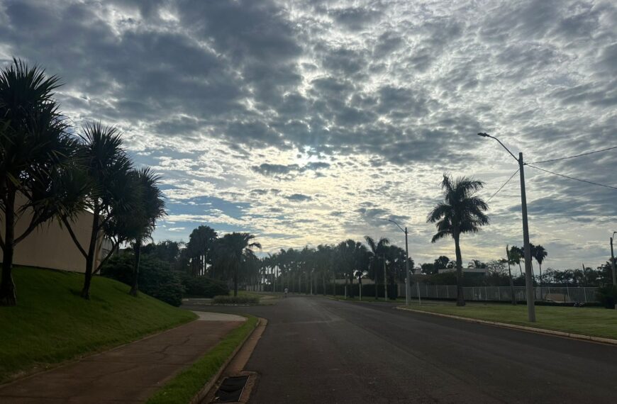 Previsão de chuva rápida neste domingo na fronteira