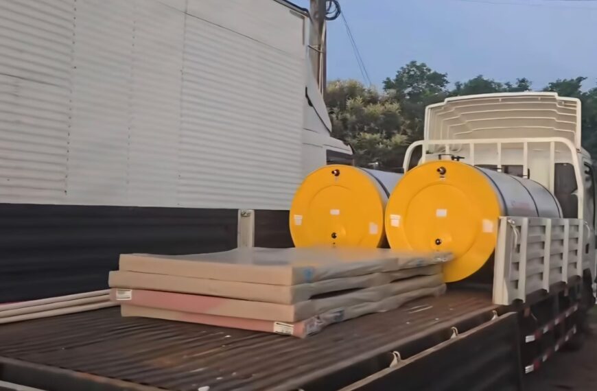 DNIT apreende caminhão com mercadorias sem documentação em Pedro Juan Caballero