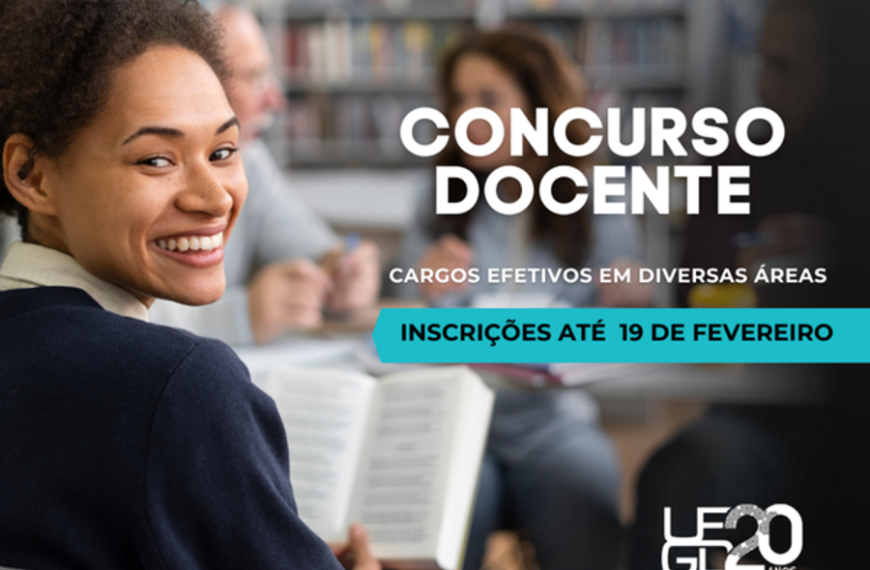 Concurso para professor da UFGD segue com inscrições abertas até amanhã