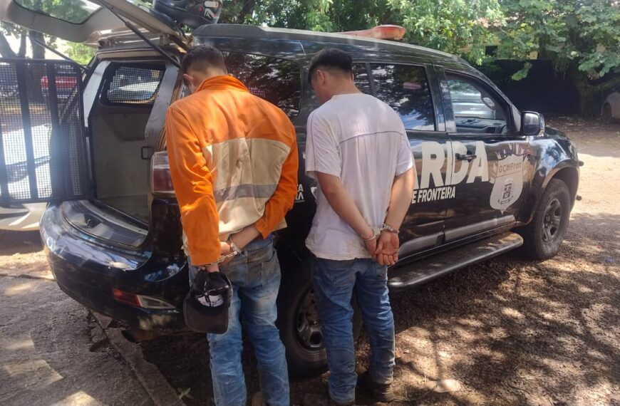 Guarda Municipal e Polícia Civil prendem acusados de roubo em Ponta Porã