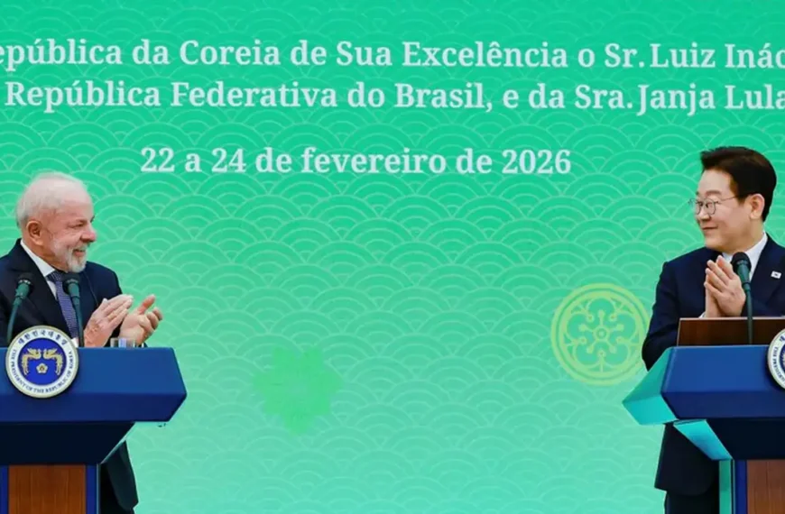 Em Seul, Lula anuncia acordos comerciais com a Coreia do Sul