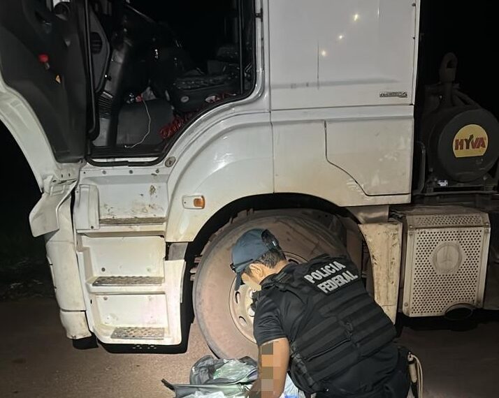 Motorista é preso com 69 quilos de cocaína em carga de minério