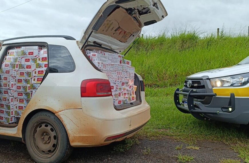 Carga de cigarros contrabandeados que saiu de Dourados é apreendida em Dracena