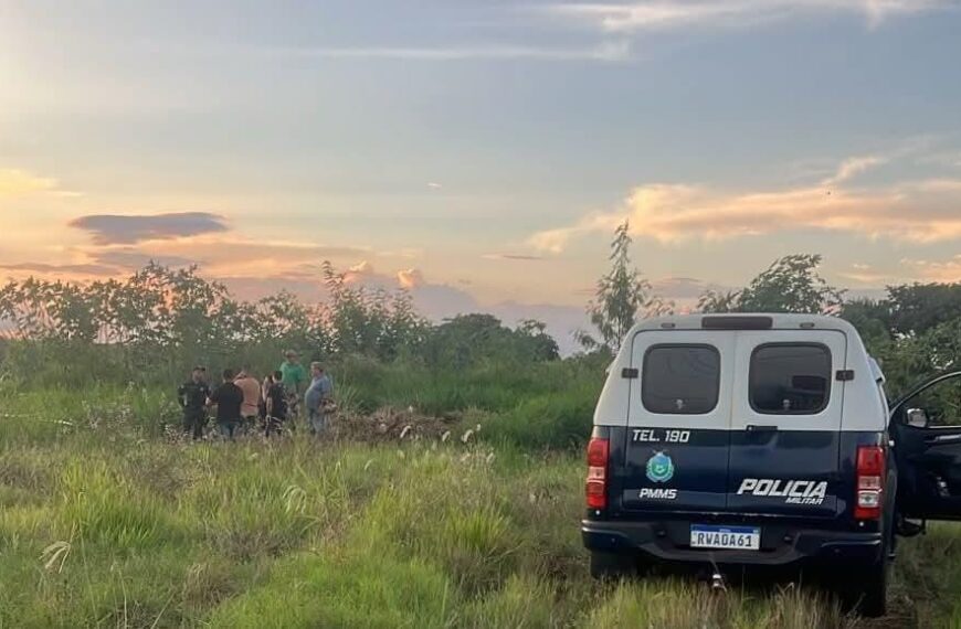 Homem é encontrado morto após dois dias desaparecido em Rio Brilhante