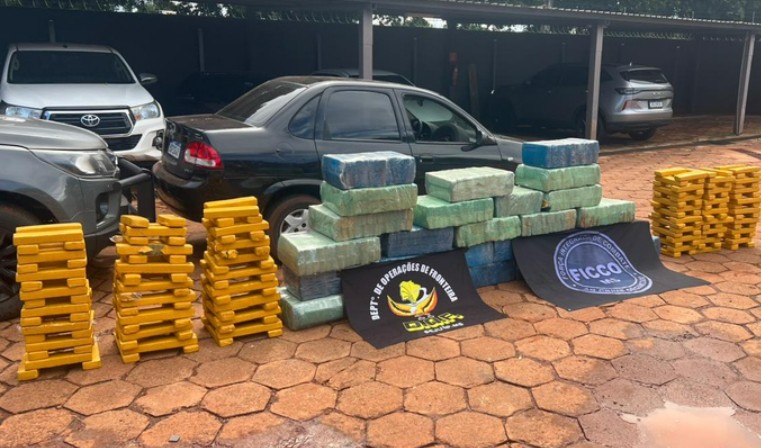 FICCO/MS e DOF apreendem 745 quilos de drogas em Sidrolândia